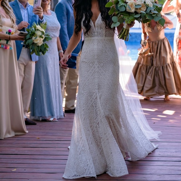 Rish Bridal Noa Wedding Dress Gown, Rish sz 1, US sz 4 - Picture 7 of 15